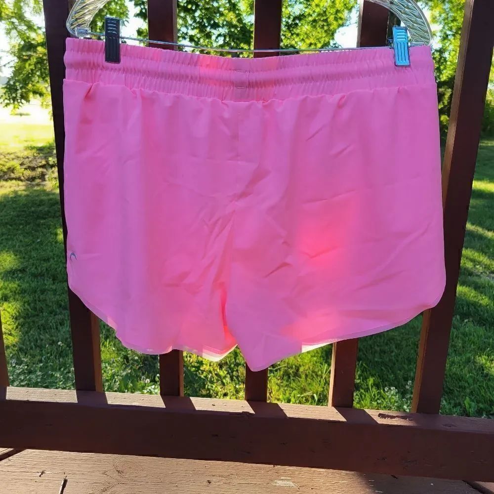 Zyia Women's Flow Athletic Shorts, Pink,  XL
